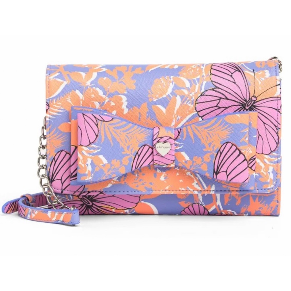 NWT Betsey Johnson Butterfly Xodani Crossbody Wallet